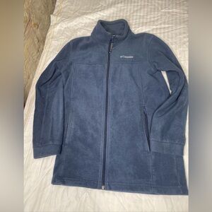 Columbia Black Fleece Zip Up Jacket Youth Boys XL 18-20 Kids